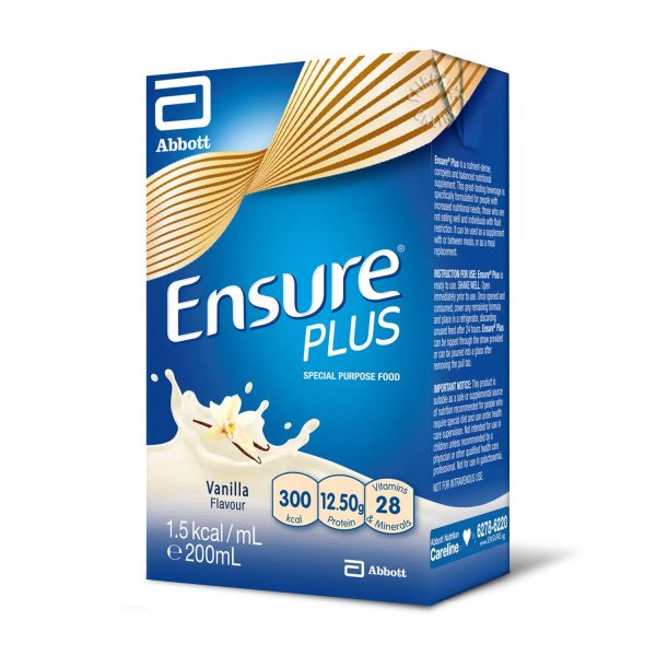 [Carton of 27] Abbott – Ensure Plus (4 flavors x 200ml)