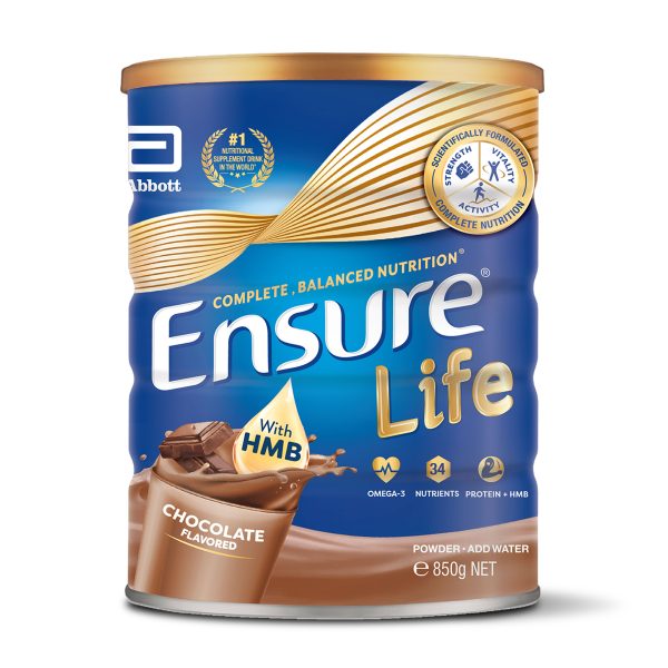 Abbott – Ensure Life with HMB (4 flavors, 850g)