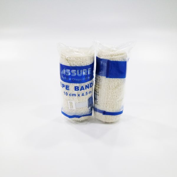 Assure – Crepe Bandages (4 sizes, 12 rolls/box)