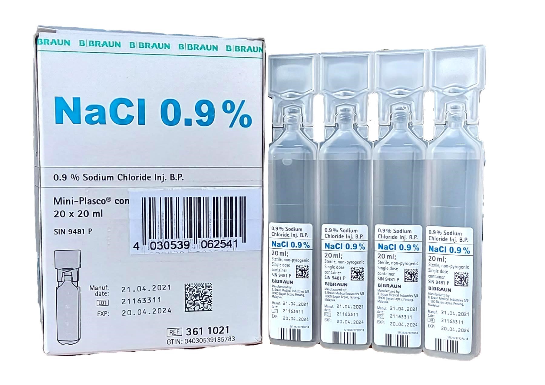 NaCl 0,9%, 1L, B.Braun
