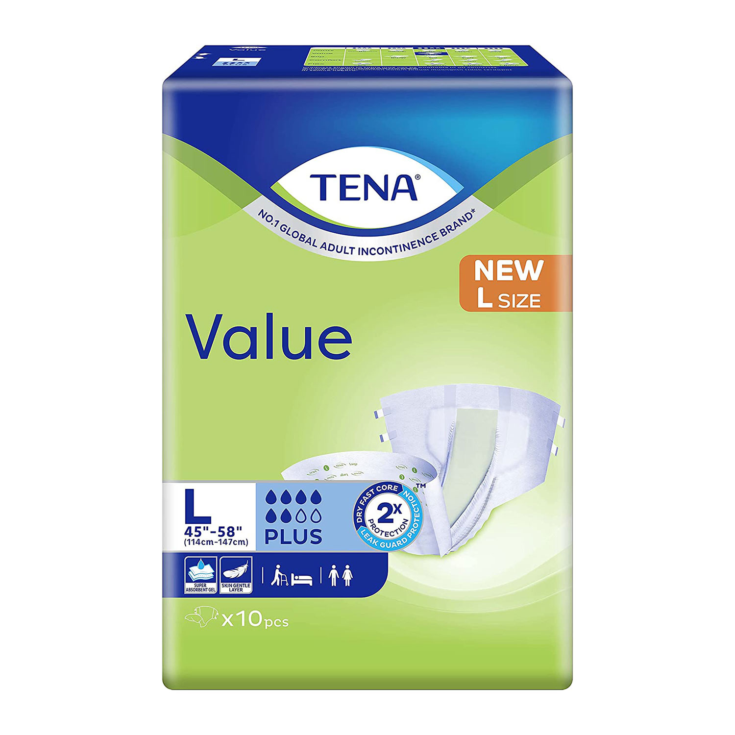 Tena – Value Adult Diaper (M & L)